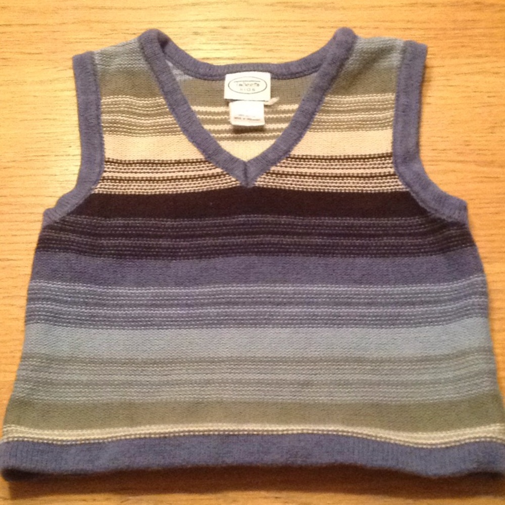 Talbots Kids Striped Sweater Vest-2T